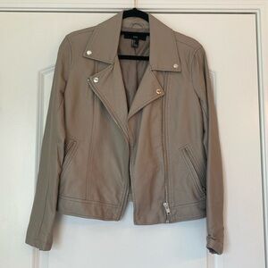 Faux leather jacket